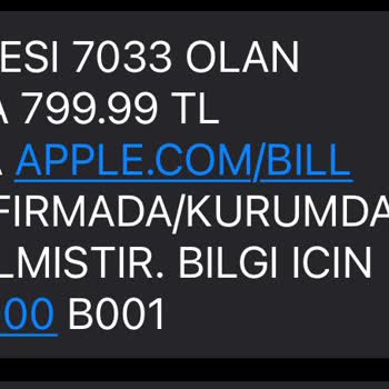Apple Hesabımdan İzinsiz Para Çekildi