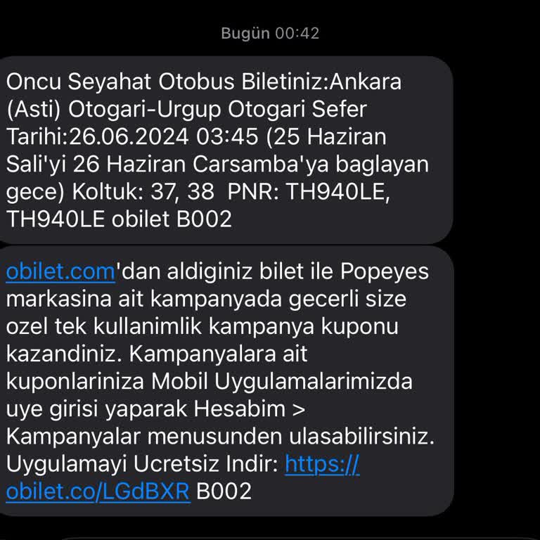 Öncü Seyahat Söylenilen Saatte Gelinmedi