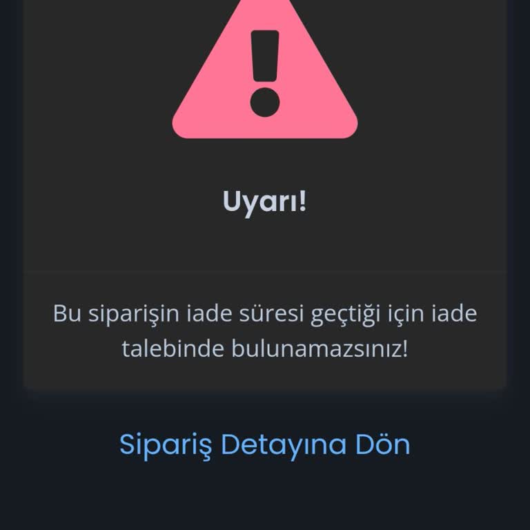 Elif Özbey Butik İade Sorunu Yaşadım