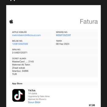 TikTok Jeton Aldım Paramı Yedi