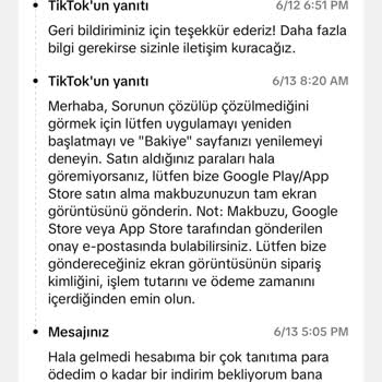 TikTok Jeton Aldım Paramı Yedi
