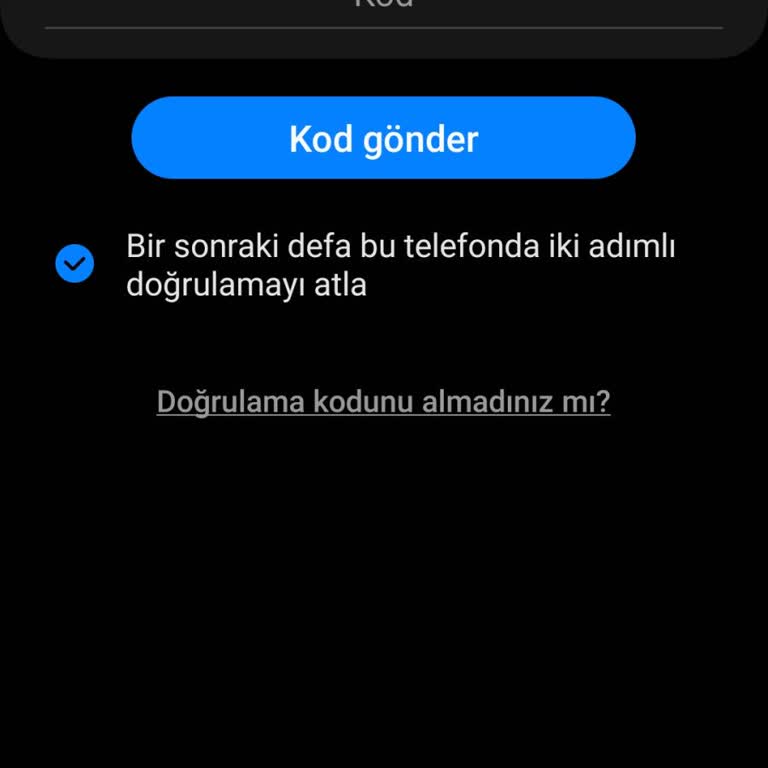 Samsung Telefon Samsung Account Eski Numarama Kod Gönderiyor