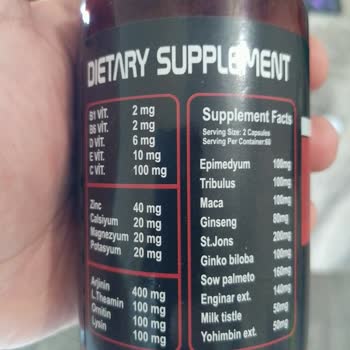 Zeus Nutrition Tribulus Food Supplement Memnuniyetsizliği