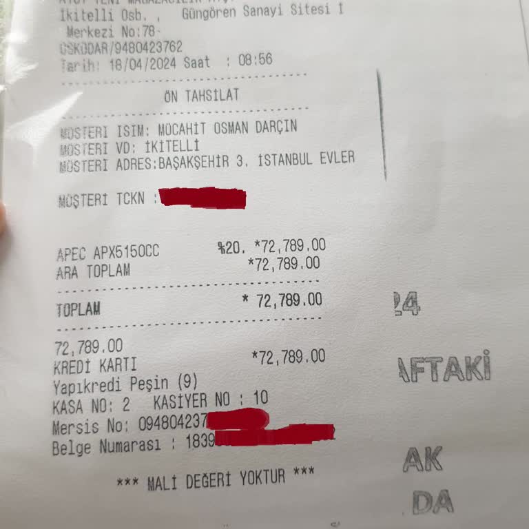 A101 Faturamı Kesmiyor 3 Aydır Oyalıyor