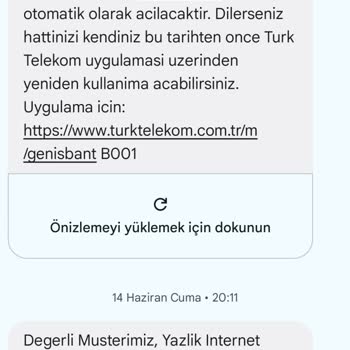 Türk Telekom Yazlık İnternet Hizmetimi Haksız Yere Donduruyor