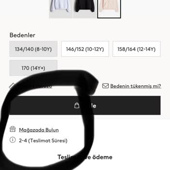 H&M Yanıltıcı Teslimat Tarihi Mağduriyeti