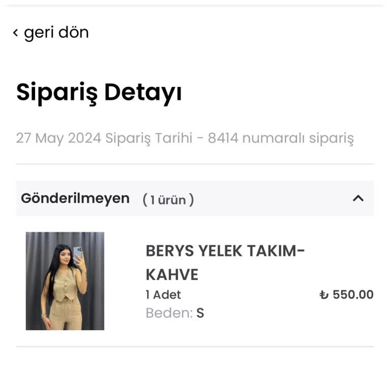 My Loca Adana My Loca Ürün Göndermemesi