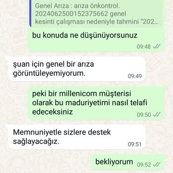 Millenicom Pişmanlık Beni Mağdur Etti Siz Mağdur Etmesin