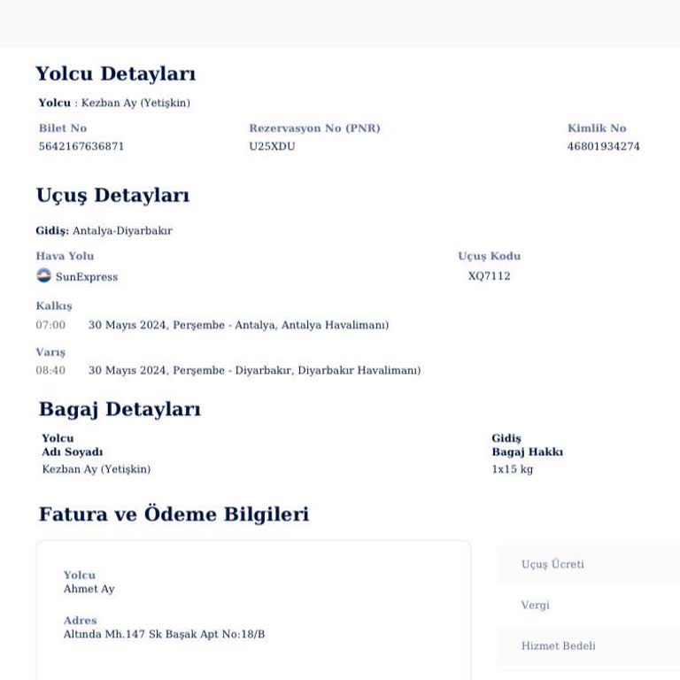 Enuygun.com Uçak Biletinin Ücreti Kesinti Yaptıkları Halde İade Edilmedi