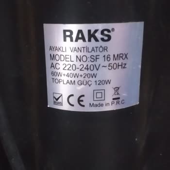 Raks Vantilatör Boyun Mafsalı