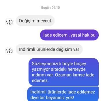 Meysadesign Para İade Problemi