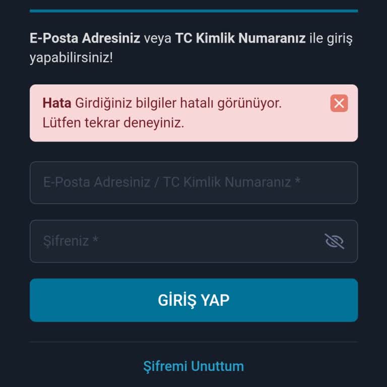 BTCTURK Yeni E Posta Ve Şifre Oluşturmak İstiyorum