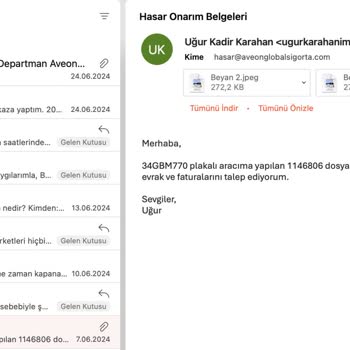 Aveon Global Sigorta'nın Geciken Değer Kaybı Tazmini