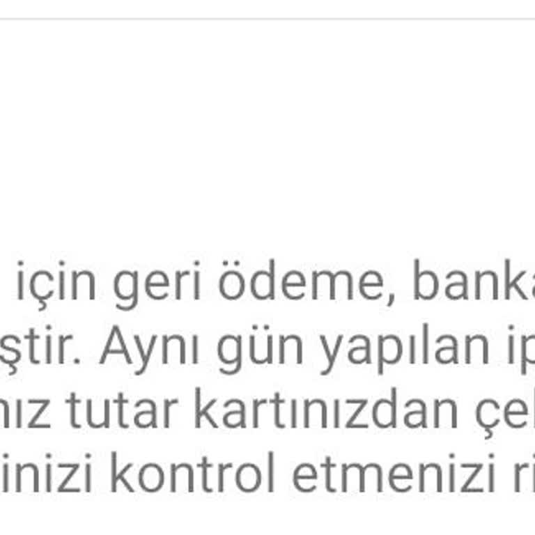 Trendyol İptal Edilen Ürün Geri Ödemesi
