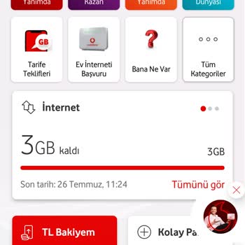 Vodafone Paket İçeriğini Eksik Yükledi