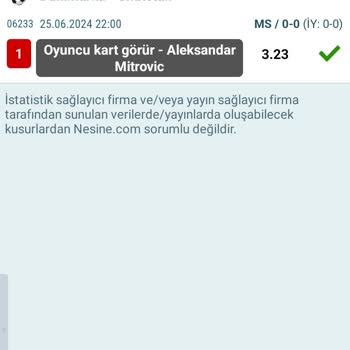 Nesine Tutmasına Rağmen Sonuçlanmayan Kupon