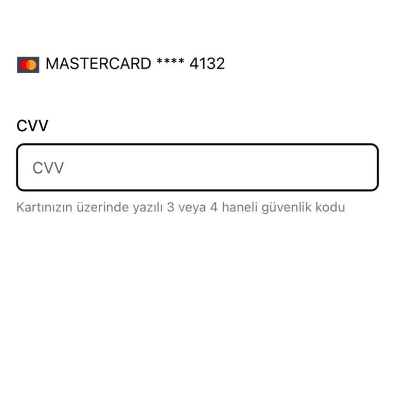 Uber Hesabıma Giriş Yapamıyorum. CVV Kodu İsteniyor