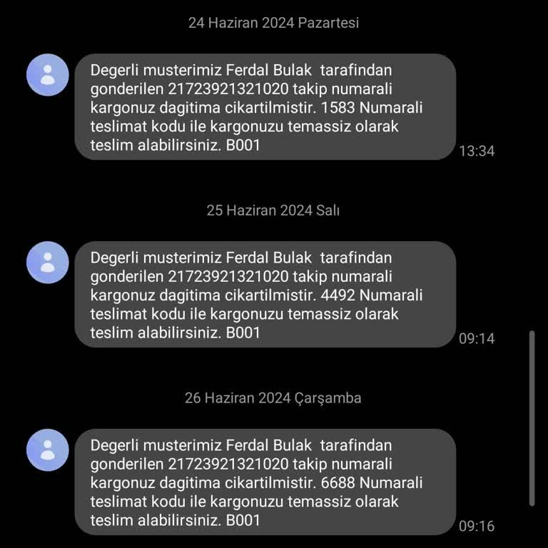Sürat Kargo Kargom Teslim Edilmiyor
