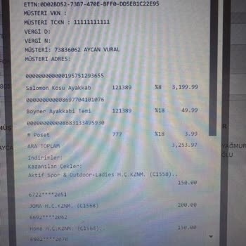 Boyner Eksik İnceleme Olan Ayakkabı İçin İnceleme İsteği