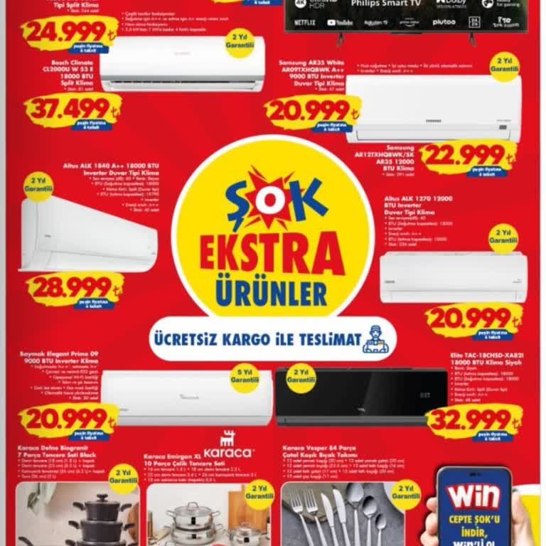 Şok Market Ürün Stoğu Girmemiş