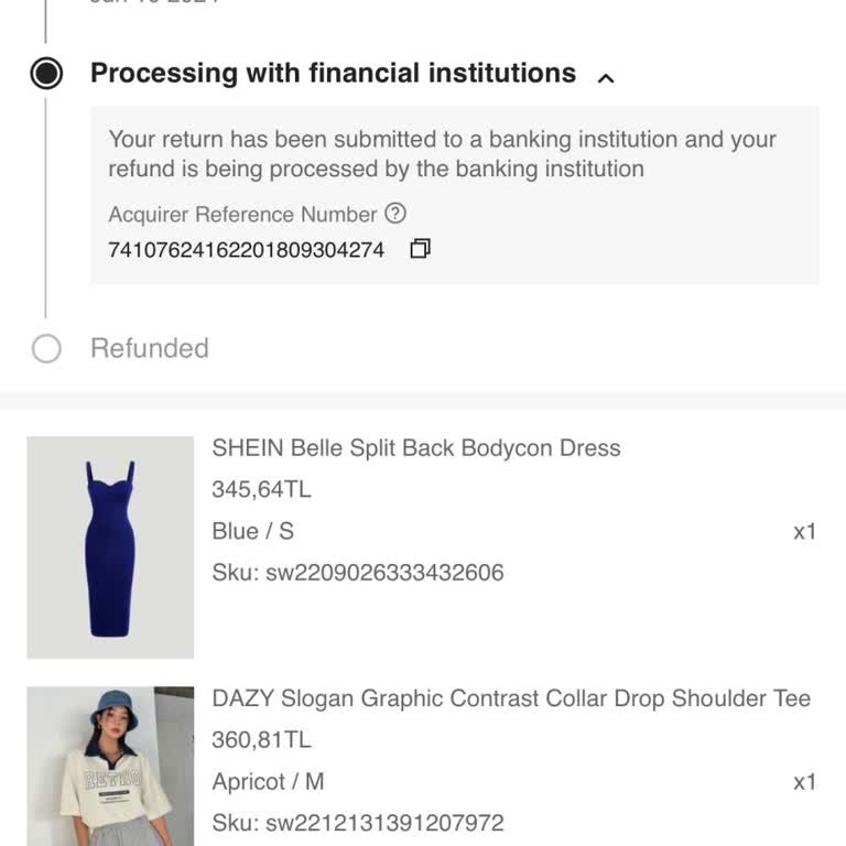 Shein Para İade Yapmaması