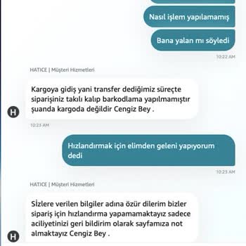 Amazon.com.tr Ürünü Teslim Etmedi