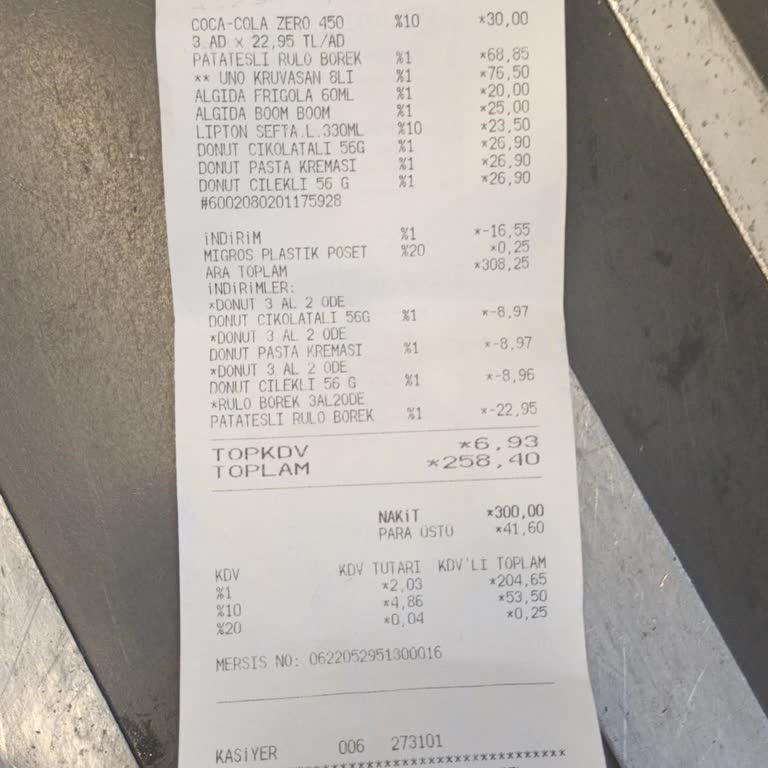 Migros İki Sefer Alınan Ödeme Ve İlgisizlik