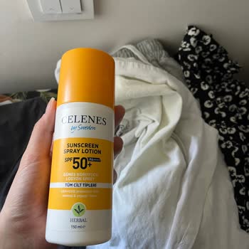 Celenes By Sweden Güneş Kremi Eşyalarımı Sapsarı Yaptı