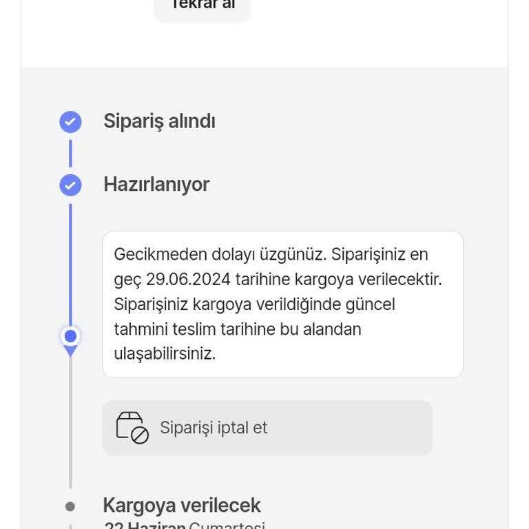 Hepsiburada Ürünüm Kargolanmıyor Sürekli Erteleniyor Kargo Süreci Çok Uzadı.