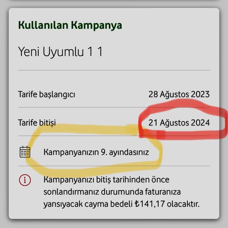 Vodafone Sözleşme Süresi Bitmeden Tarife Değişikliği Dayatması Yapıyor