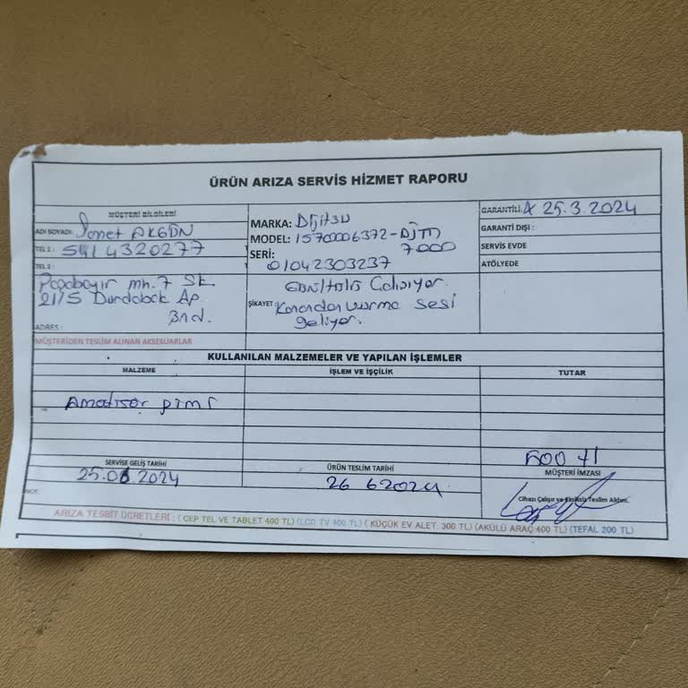 Dijitsu Garantisi Devam Eden Ürüne Servis Ücreti Almak Nedir