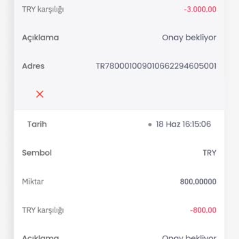 Bitay Para Çekme Talebimi Onaylayın