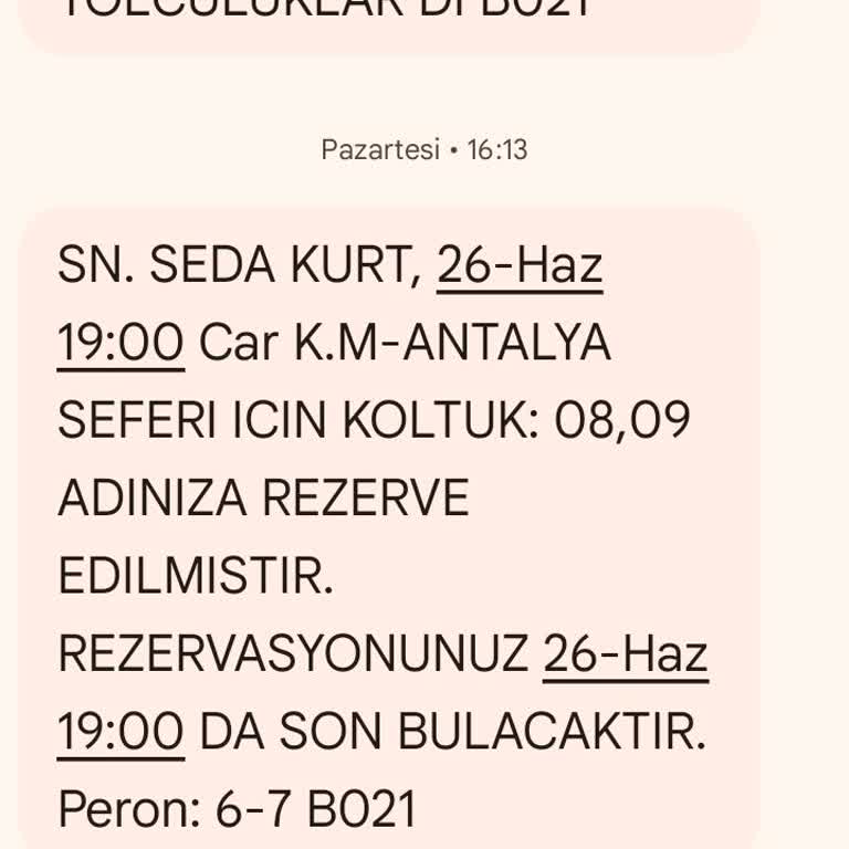 Vip KahramanMaraş Turizm Koltuk Rezervasyonunda Yaşanan Sorun Ve Çözüm Talebi