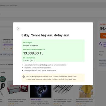 Hepsiburada Eskiyi Yenile Kampanyası