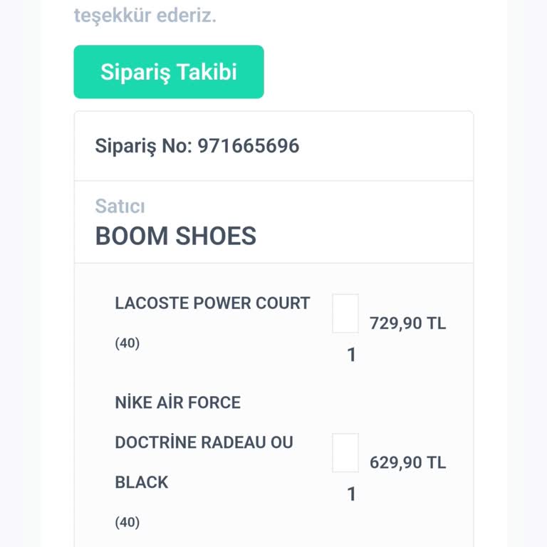 Boom.shoes.tr Boom Shoes TR Değişimin Yenisini Göndermiyor.