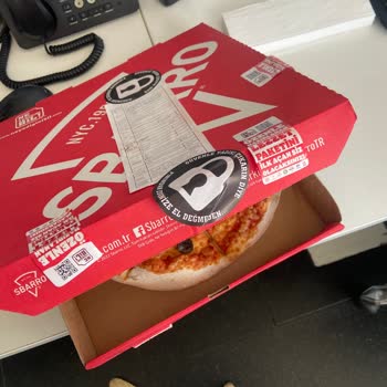Getirden Sipariş Verdiğim Sbarro Pizza Kordonboyu