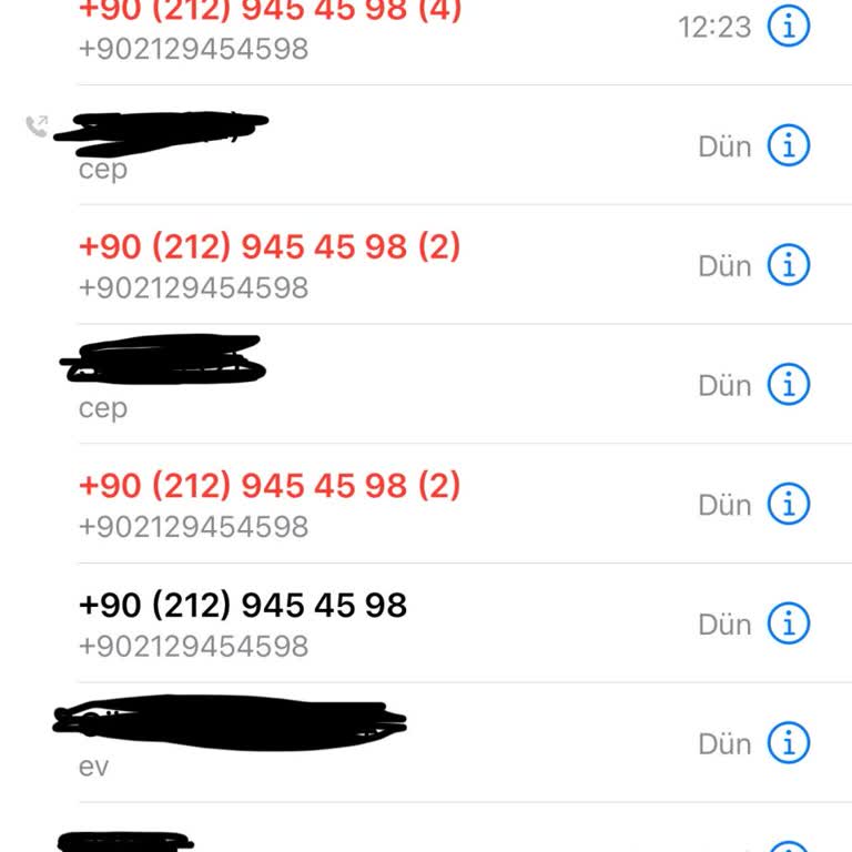 0212 945 45 98 Sürekli Arıyor