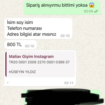 Maliav Butik (instagram: maliavdesign) Maliav Butik Paramı Geri İstiyorum