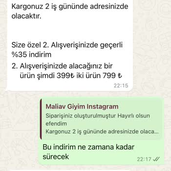 Maliav Butik (instagram: maliavdesign) Maliav Butik Paramı Geri İstiyorum