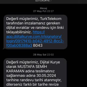 Dijital Kurye 4 Haftadır Sim Kartım Elime Ulaşmadı Kurye Erteliyor