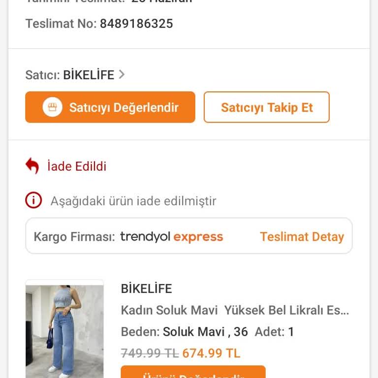 Trendyol İadesi Kabul Edildi Fakat Param Yatmadı