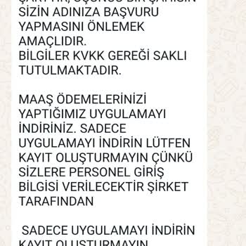 İŞKUR Kişisel Bilgilerimi Alıp İletişime Geçmediler