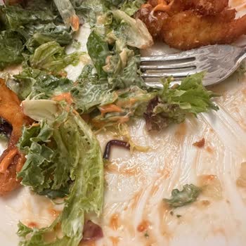 Cookshop Salata İçerisinde Gezen Büyük Bir Solucan Çıktı