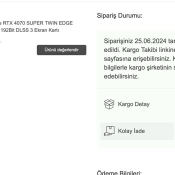 Vatan Bilgisayar Hazır Sistem Sorunu