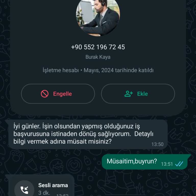 İşin Olsun Randevu Oluşturacağız Diye Arayıp, Kod İstediler