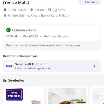 GetirYemek Kampanya Ve Müşteri Hizmetleri Mağduriyeti