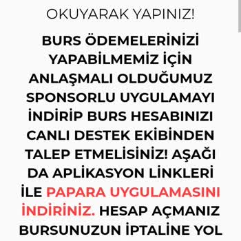 Eğitim Gönüllüleri Vakfı Sahte Burs Başvurusu