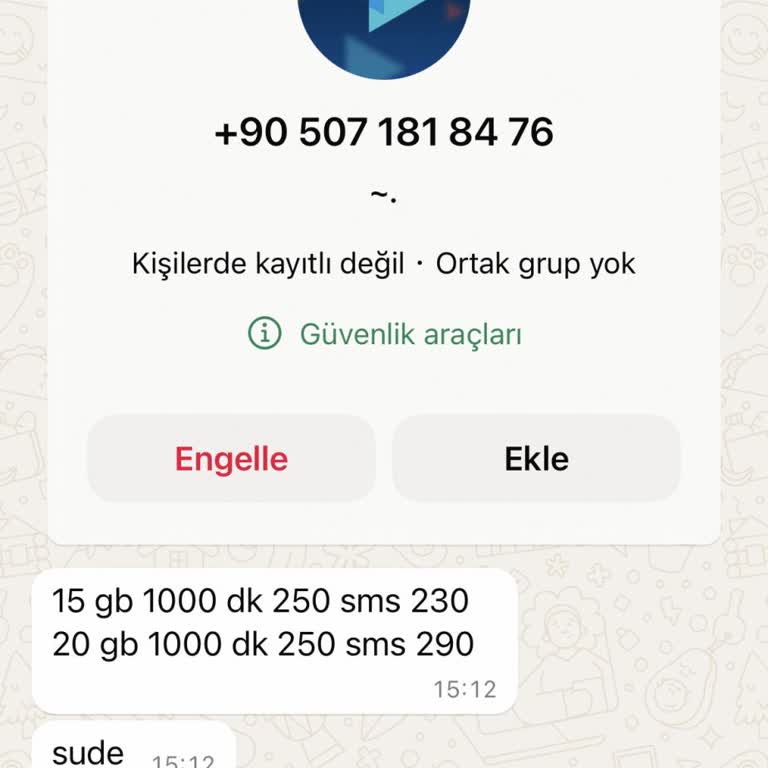 Türk Telekom 08504801524 Numarası Tarafından Arandım.
