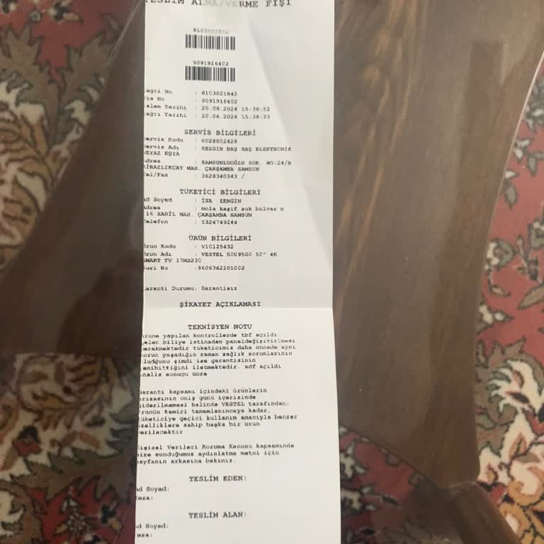 Vestel'İN Müşteri Mağduriyeti Yaratan Tutumu