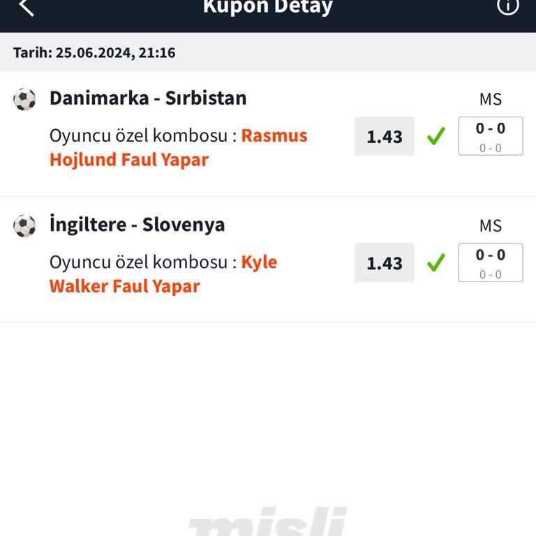 Misli Kupon Tuttu Ama Para Gelmedi